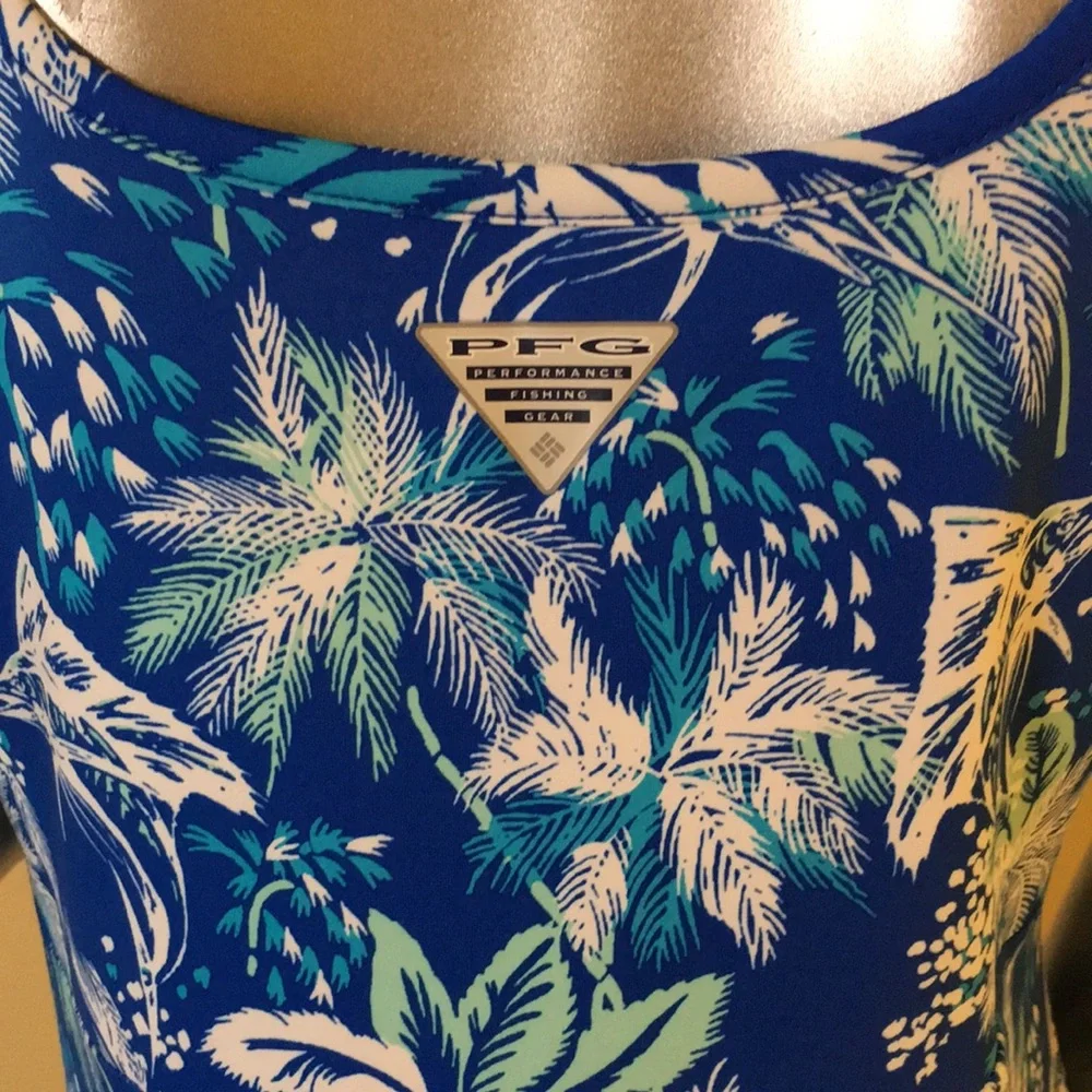 COLUMBIA | Women's PFG Freezer Dress Swordfish Palm Print - Picture 8 of 12